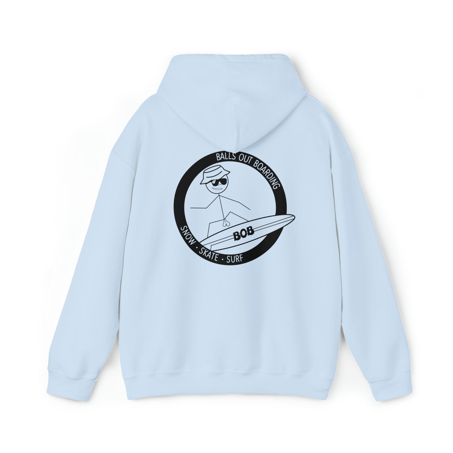 Surfin' Backside Bob Hoodie