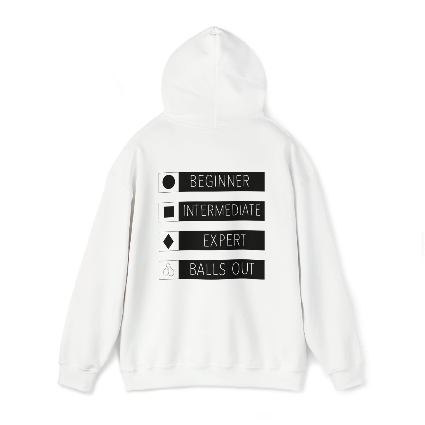 Double Black Balls Ski Hoodie