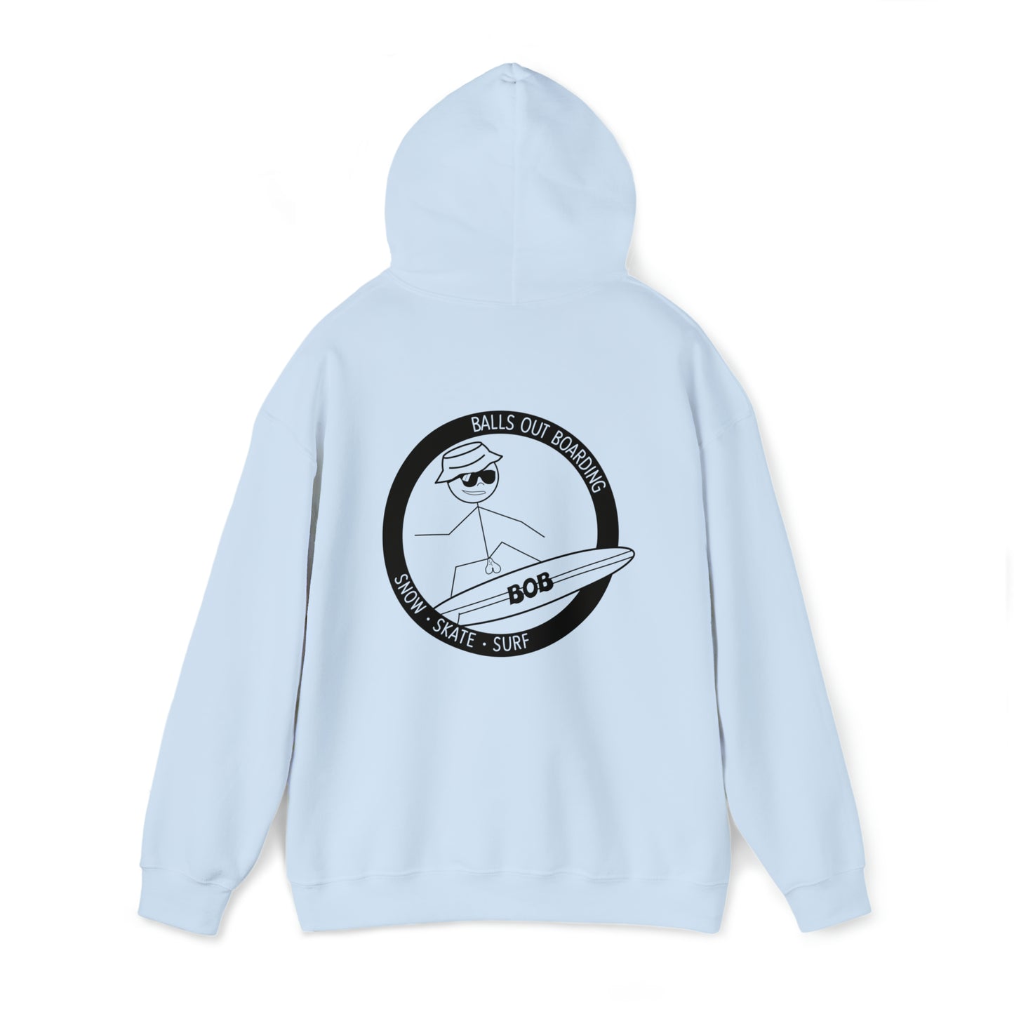 Surfin' Backside Bob Hoodie