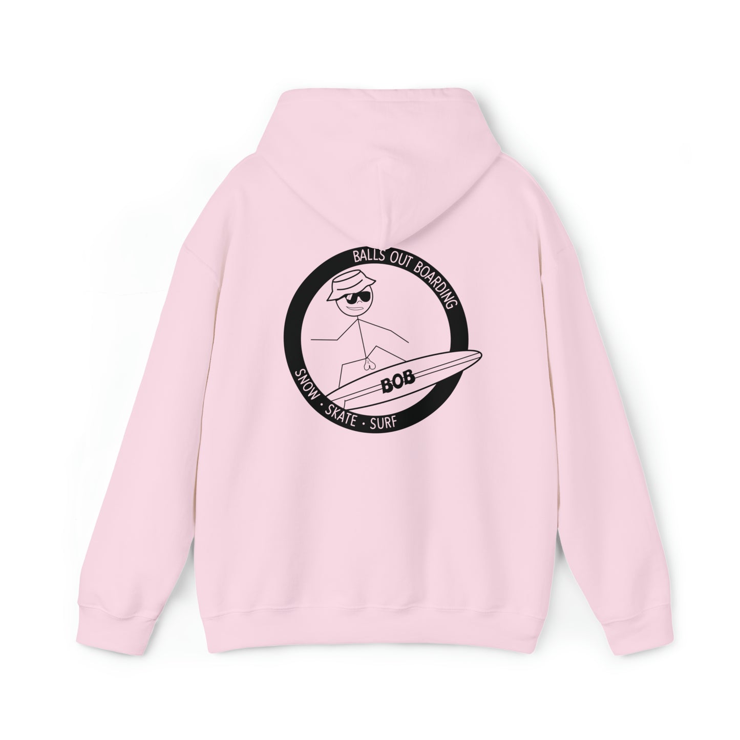 Surfin' Backside Bob Hoodie