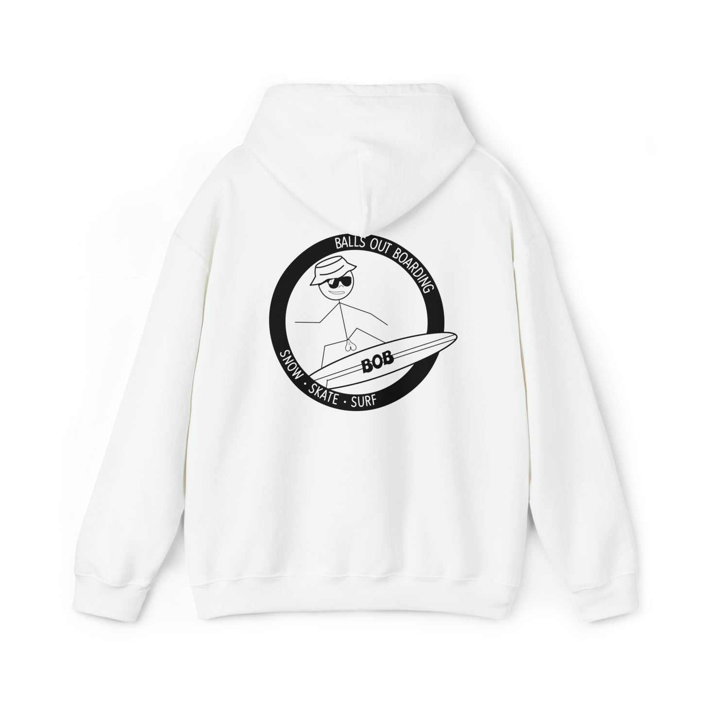 Surfin' Backside Bob Hoodie